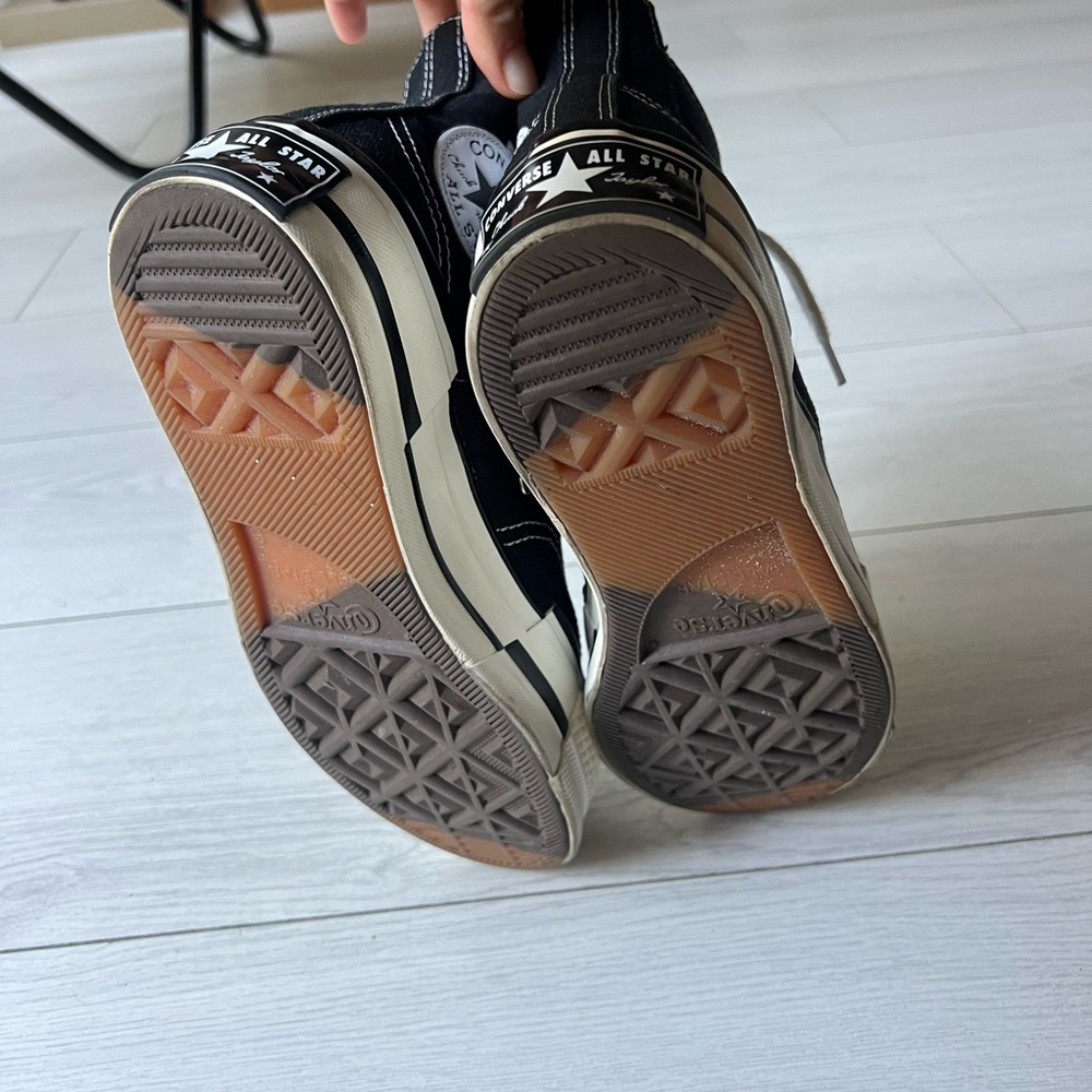 Converse Chuck 7 Plus Black Platform High-Tops Size Women 8 - Picture 6 of 12